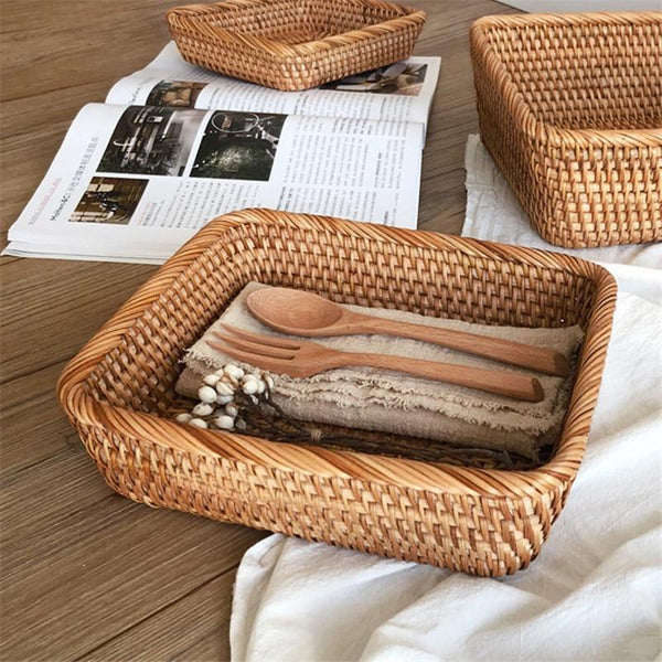 Hand-Woven Wicker Basket  Coal & Cove – Coal and Cove